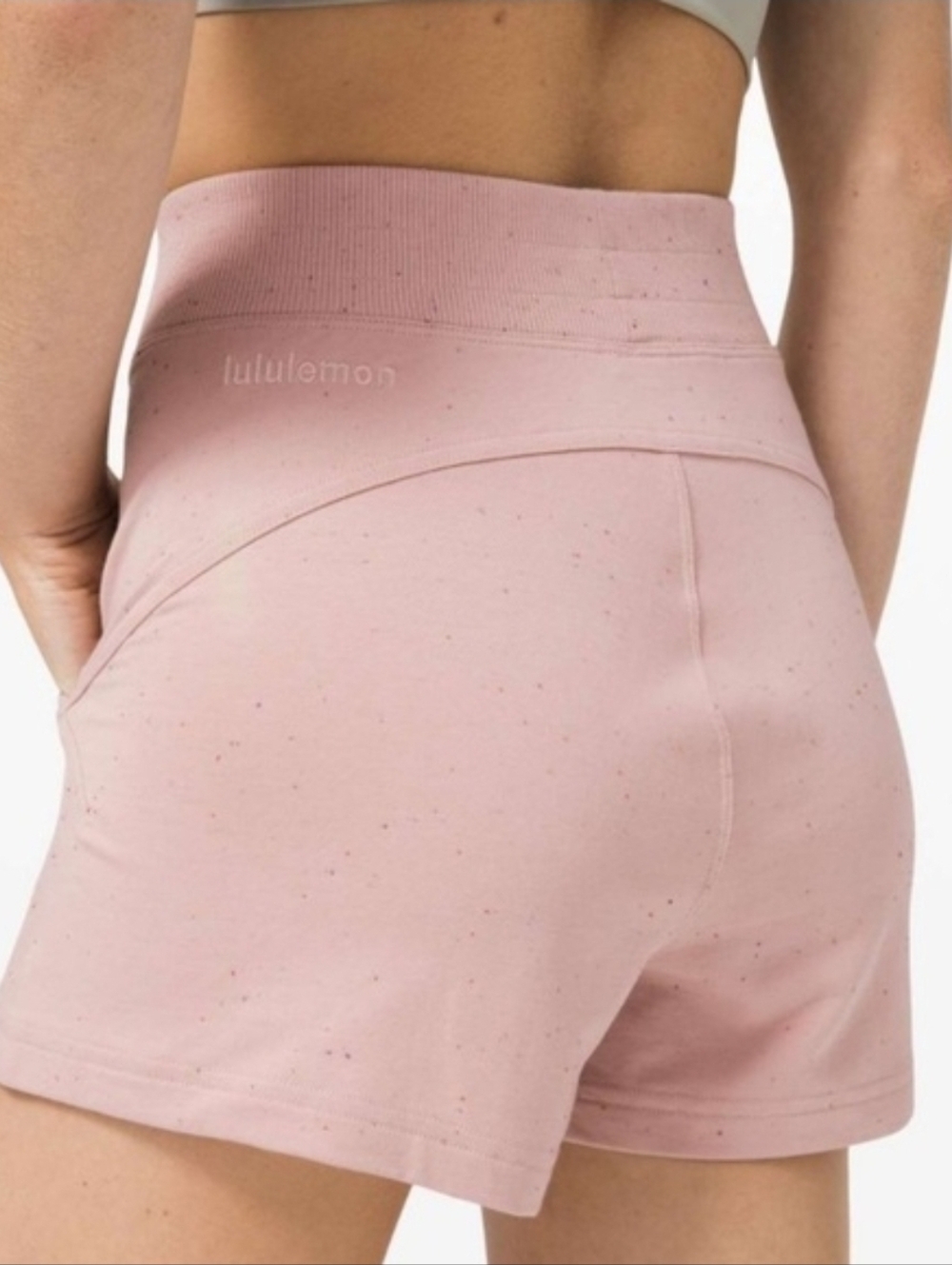 Lululemon LA Sweat High-Rise 3" Shorts - 10